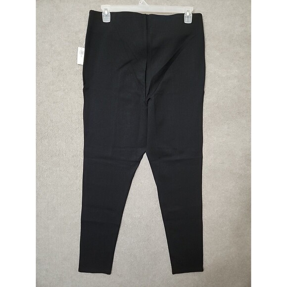 Old Navy Stevie Skinny Ankle Pants Women XL Tall Black Ponte Knit Seam Front NEW - Picture 6 of 8